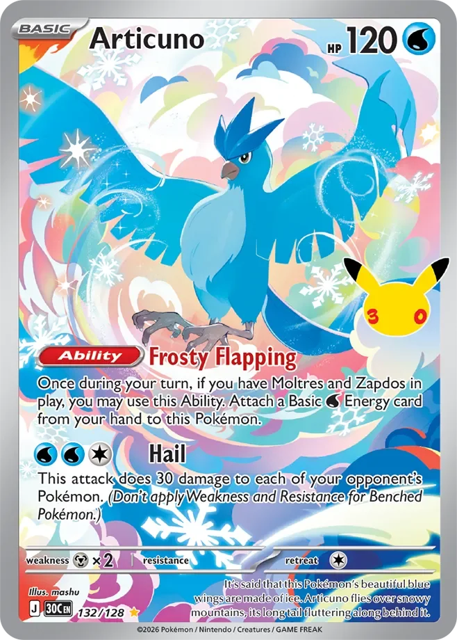 Articuno #132 — 30th Celebration