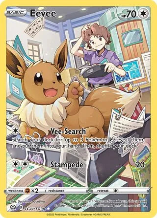 Eevee #TG11 — Brilliant Stars (Trainer Gallery)