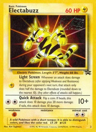 Electabuzz #2 — Wizards of the Coast Promos (Pokémon the First Movie)