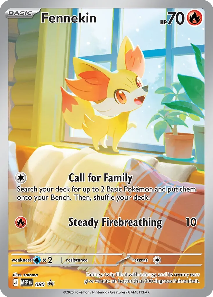 Fennekin #MEP080 — Mega Evolutions Promos