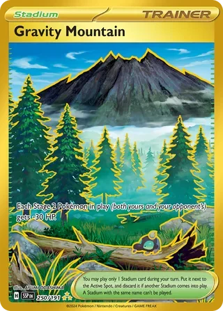Gravity Mountain #250 — Surging Sparks