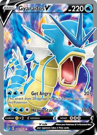 Gyarados V #171 — Evolving Skies