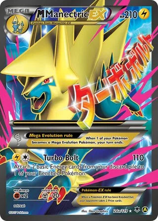 M Manectric EX #24a — Yellow A Alternate