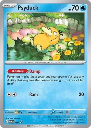 Psyduck #MEP007 — Mega Evolutions Promos (Cosmos Holo)