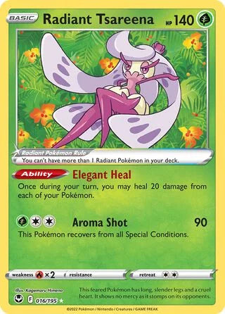 Radiant Tsareena #016 — Silver Tempest