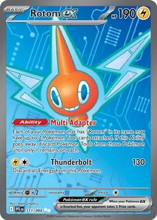 Rotom ex #111 — Phantasmal Flames
