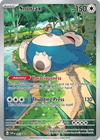 Snorlax #SVP051 — Scarlet & Violet Promos
