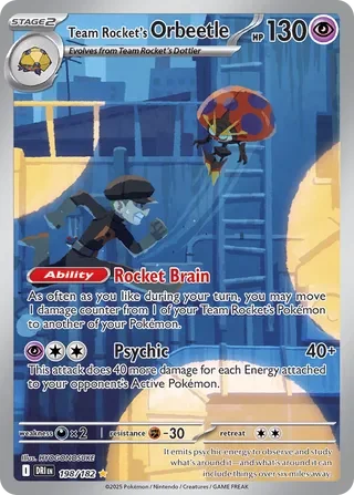 Team Rocket's Orbeetle #198 — Destined Rivals