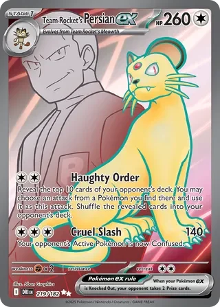 Team Rocket's Persian ex #219 — Destined Rivals