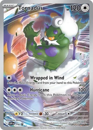 Tornadus #SVP210 — Scarlet & Violet Promos