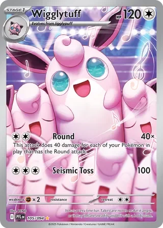 Wigglytuff #105 — Phantasmal Flames