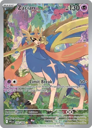 Zacian #100 — Phantasmal Flames