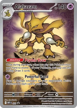 Alakazam #MEP009 — Mega Evolutions Promos
