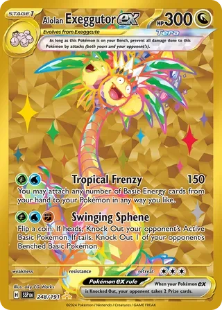 Alolan Exeggutor ex #248 — Surging Sparks