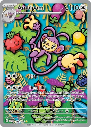 Ambipom #107 — Phantasmal Flames