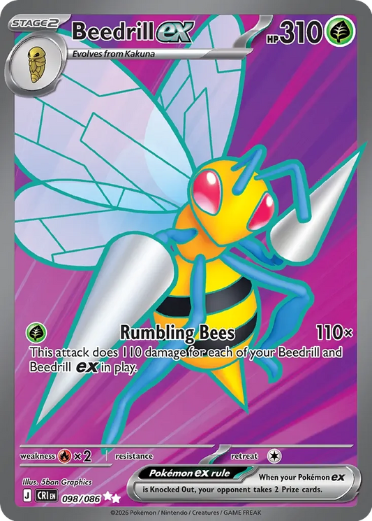 Beedrill ex #098 — Chaos Rising