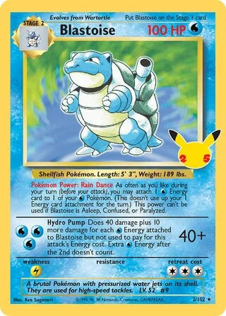 Blastoise #2 — Celebrations
