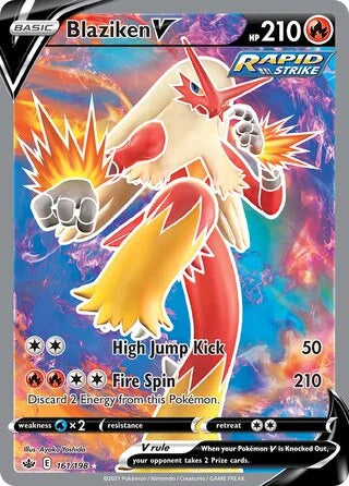 Blaziken V #161 — Chilling Reign
