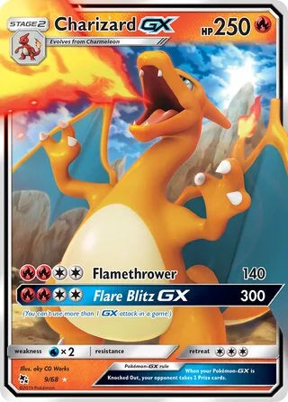 Charizard GX #9 — Hidden Fates