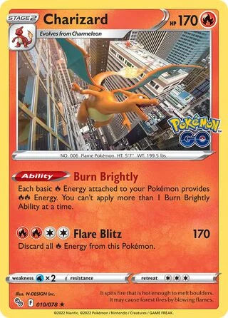Charizard #010 — Pokémon GO