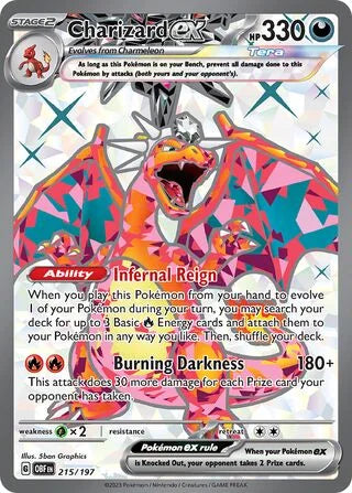 Charizard ex #215 — Obsidian Flames