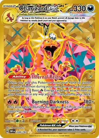 Charizard ex #228 — Obsidian Flames
