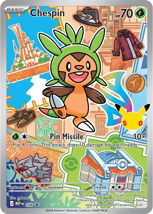 Chespin #MEP058 — Mega Evolutions Promos [ACE 9]