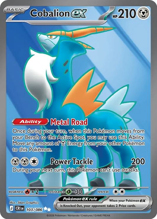 Cobalion ex #103 — Chaos Rising