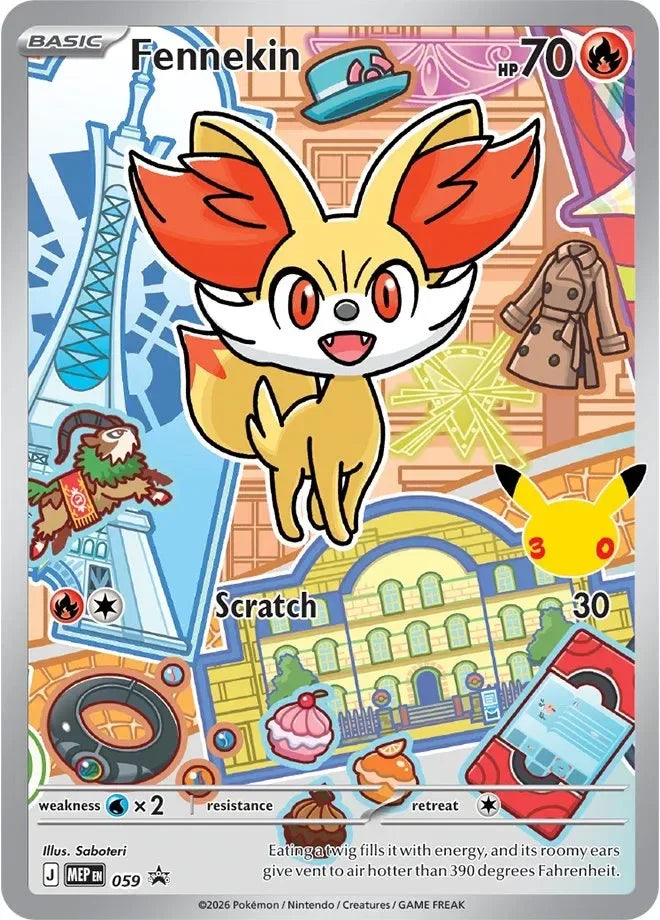Fennekin #MEP059 — Mega Evolutions Promos