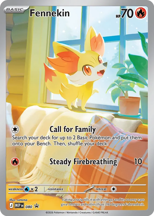 Fennekin #MEP080 — Mega Evolutions Promos