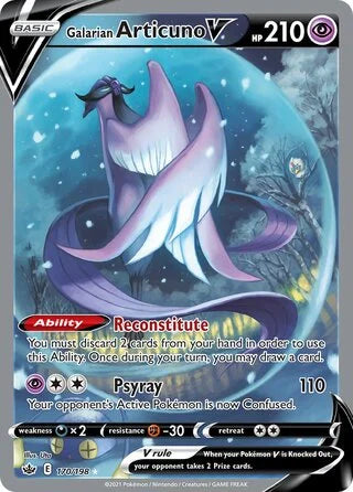 Galarian Articuno V #170 — Chilling Reign