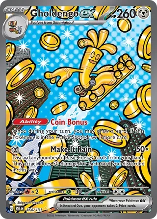 Gholdengo ex #164 — Prismatic Evolutions