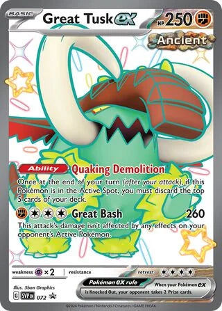 Great Tusk ex #SVP072 — Scarlet & Violet Promos
