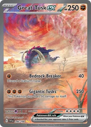 Great Tusk ex #246 — Scarlet & Violet [ACE 9]