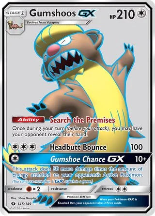 Gumshoos GX #145 — Sun & Moon