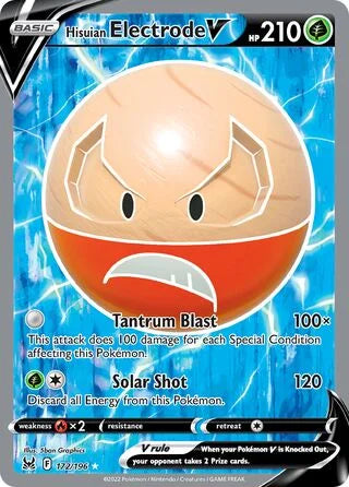 Hisuian Electrode V #172 — Lost Origin