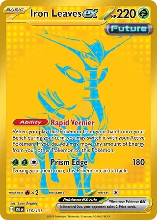 Iron Leaves ex #176 — Prismatic Evolutions