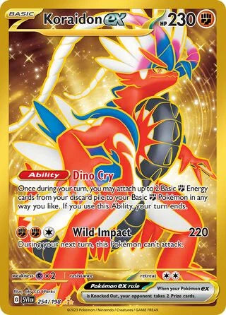 Koraidon ex #254 — Scarlet & Violet