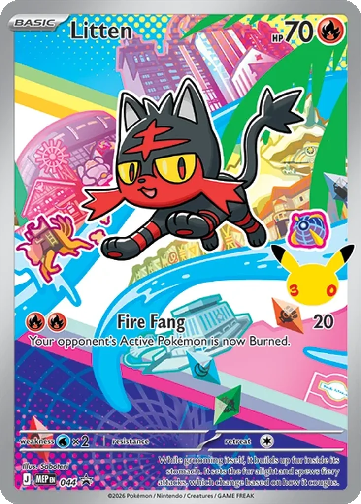 Litten #MEP044 — Mega Evolutions Promos [ACE 10]