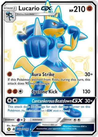 Lucario GX #SV64 — Hidden Fates [PSA 10]