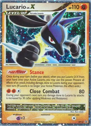 Lucario LV.X #DP12 — Diamond & Pearl Promos