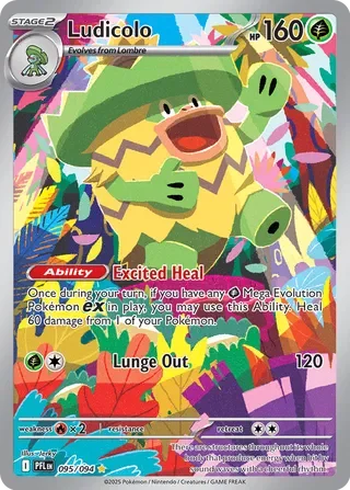Ludicolo #095 — Phantasmal Flames