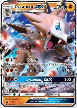 Lycanroc GX #SM14 — Sun & Moon Promos