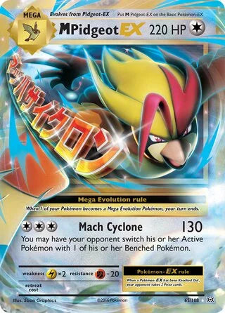 M Pidgeot EX #65 — Evolutions