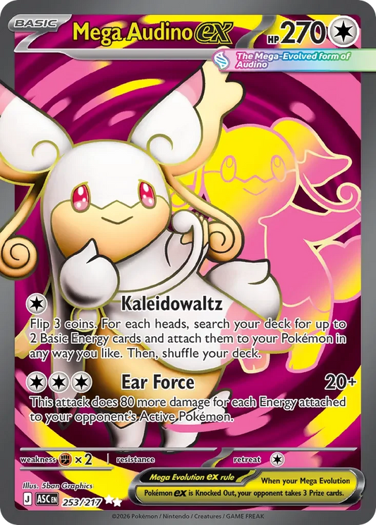 Mega Audino ex #253 — Ascended Heroes