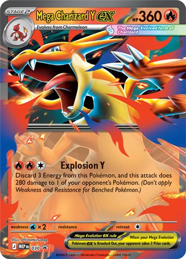 Mega Charizard Y ex #MEP030 — Mega Evolutions Promos