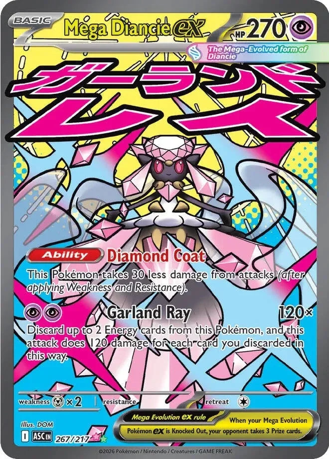 Mega Diancie ex #267 — Ascended Heroes