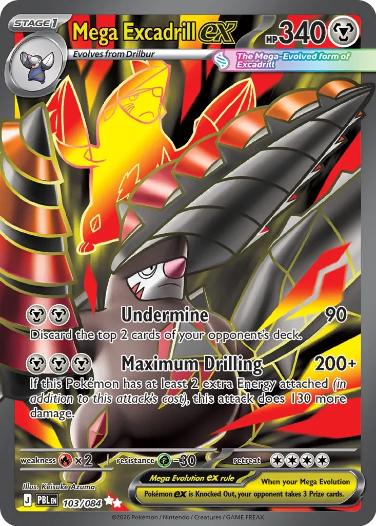 Mega Excadrill ex #103 — Pitch Black