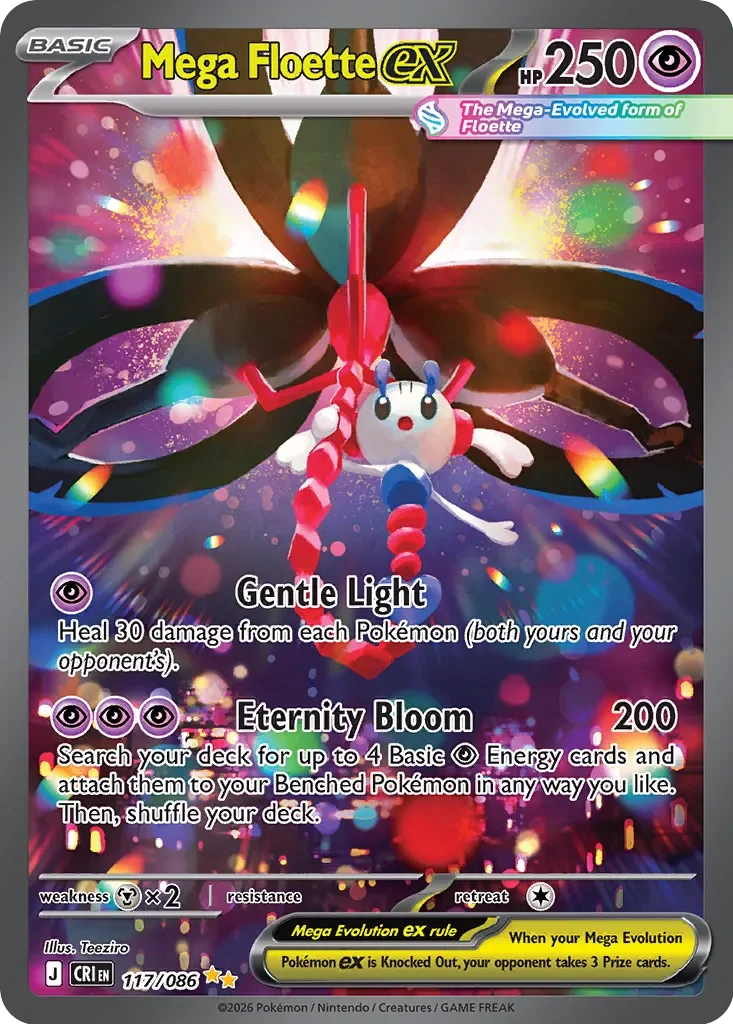 Mega Floette ex #117 — Chaos Rising