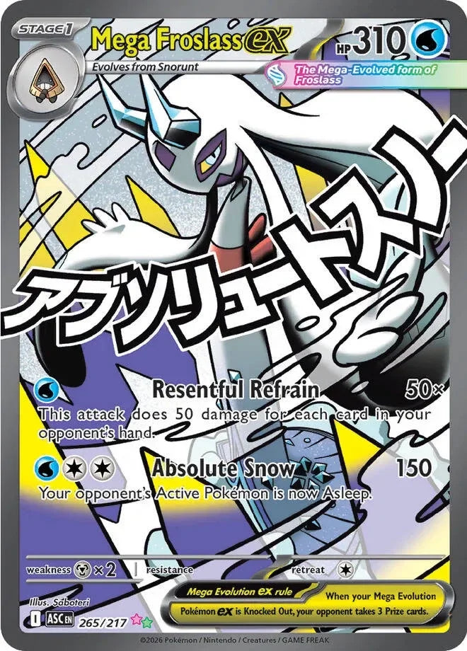 Mega Froslass ex #265 — Ascended Heroes